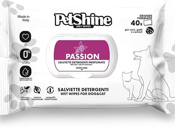Salviette igieniche per cani e gatti