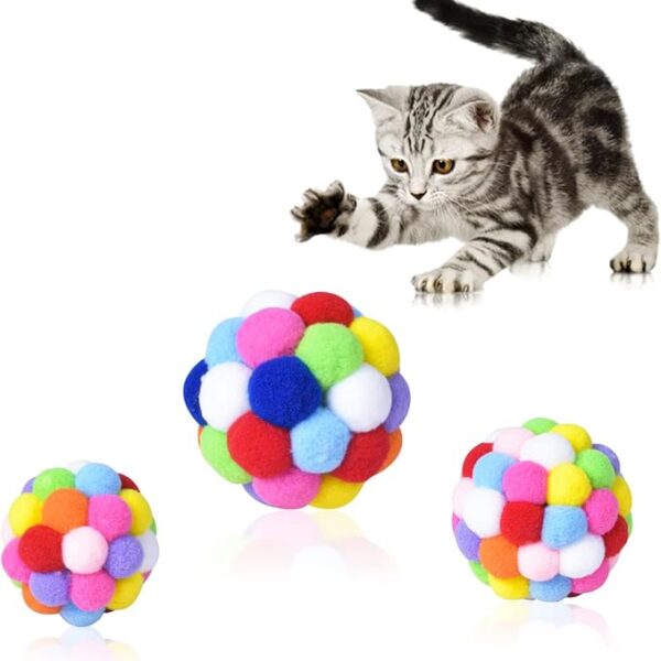 Gioco pallina con campanello per gatti