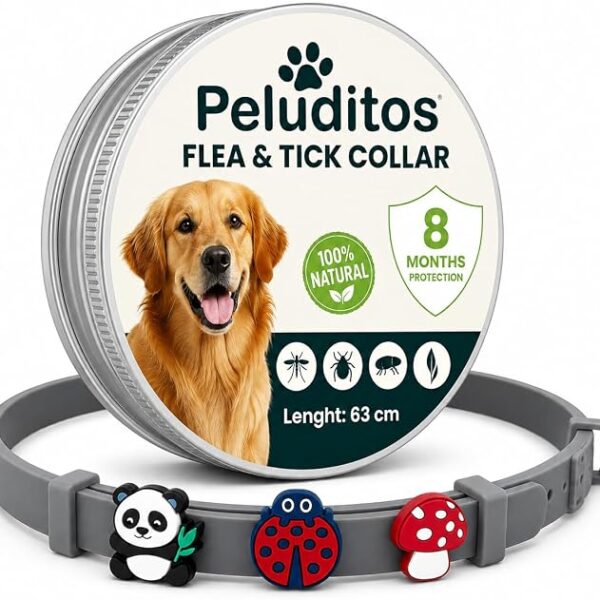 Collare antiparassitario regolabile per cani di taglia grande