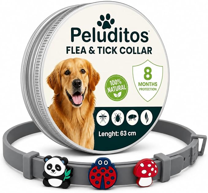 Collare antiparassitario regolabile per cani di taglia grande