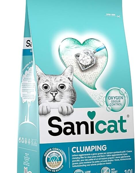 Lettiera per gatti agglomerante profumata