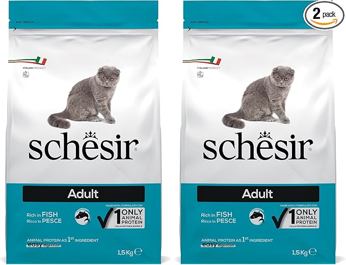 Cibo secco per gatti con pesce azzurro