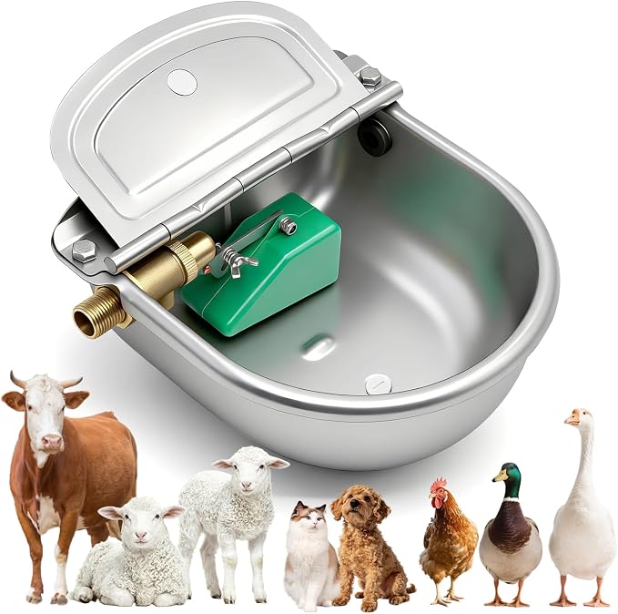 Abbeveratoio in acciaio inox per cani