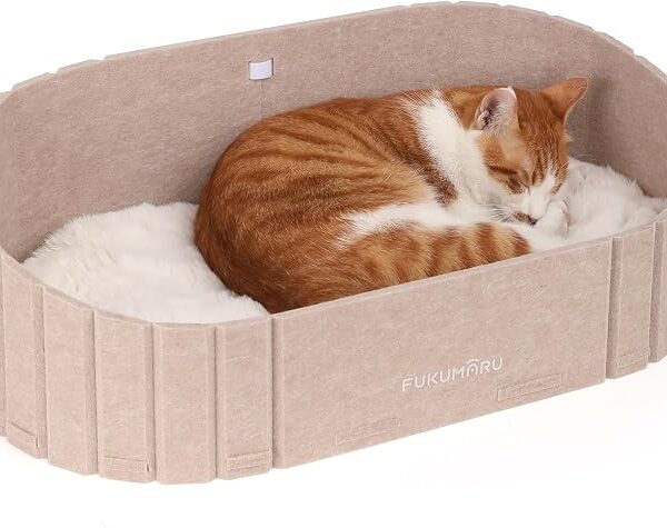 Cuccia per gatti in feltro con cuscino