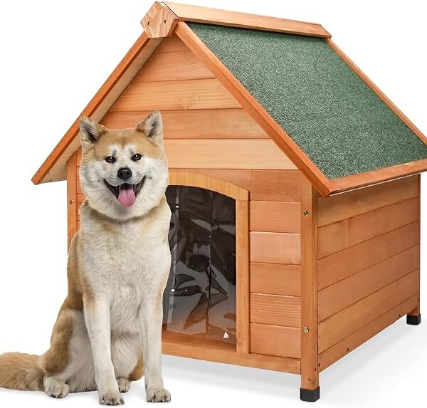 Cuccia in legno per cani da esterno