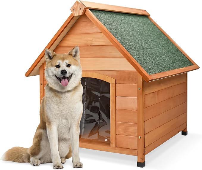 Cuccia in legno per cani da esterno